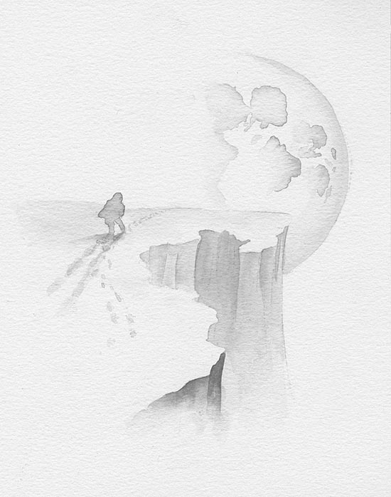 illustration for a book called Hati