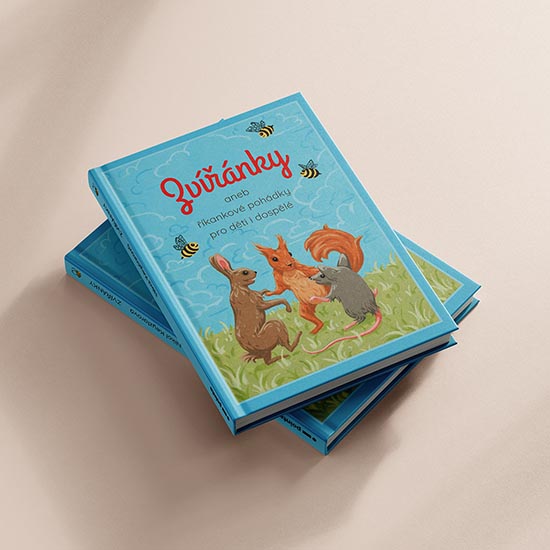 illustrations for a book called Zvířánky
