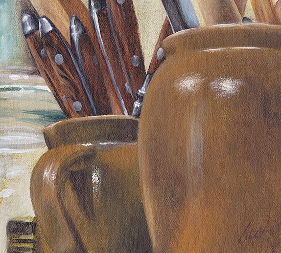Painting of cutlery